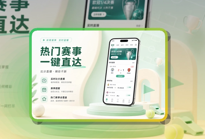 开云 App使用亮点,比赛日更方便 页面展示